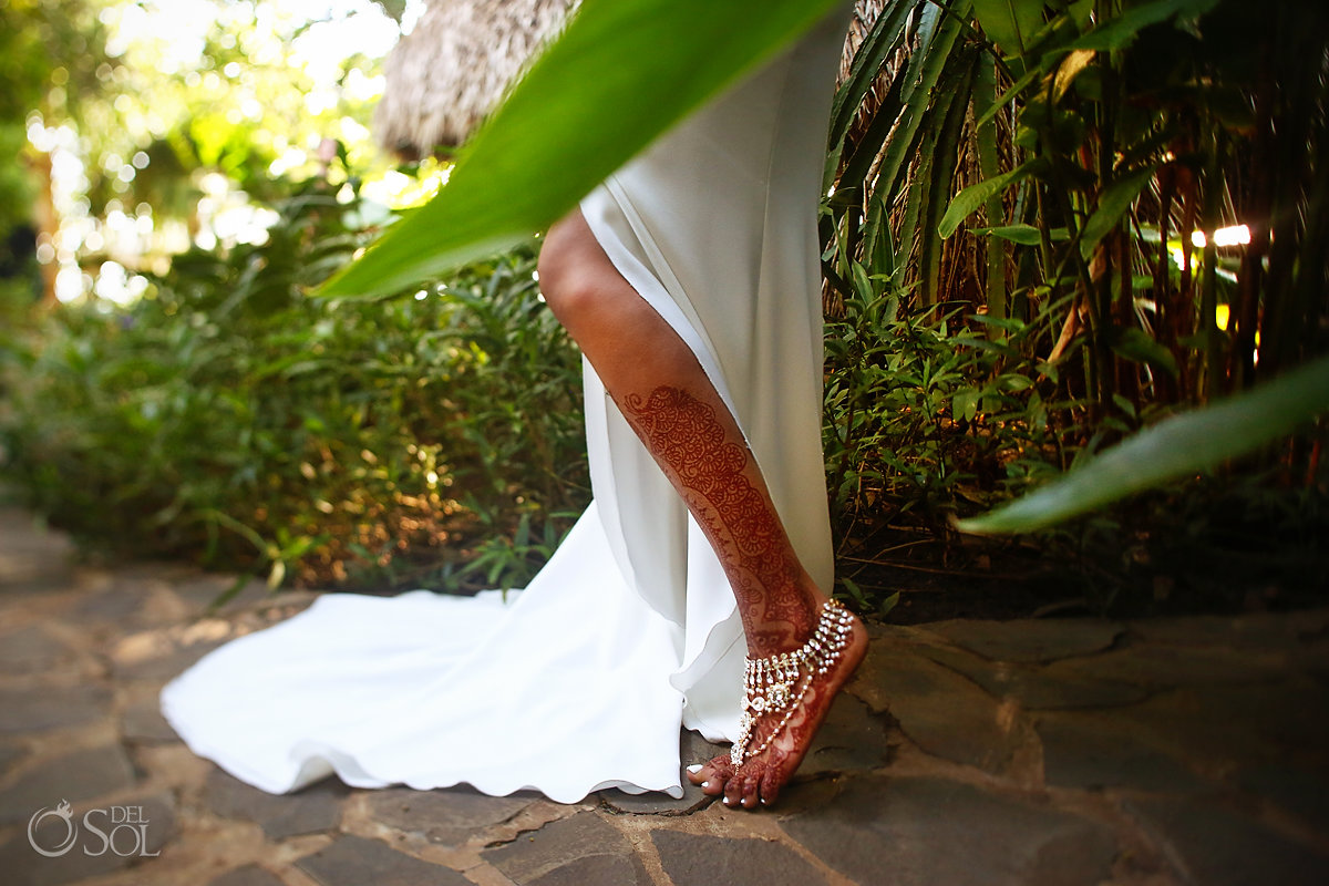 feet bridal mehndi design and jewellery Tamarindo Guanacaste
