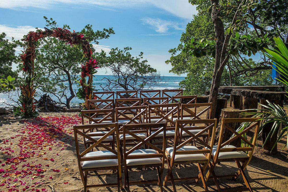 Tropical Heliconia Wedding decoration Guanacaste Costa Rica