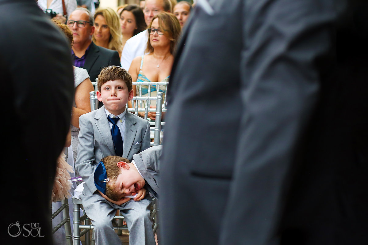 Funny Documentary Moment Children Behaving Badly Jewish Wedding Ceremony