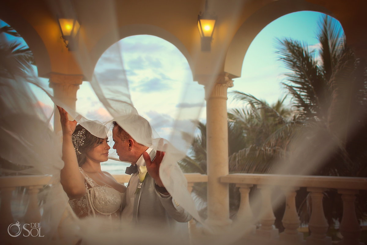 golden hour magic portraits Villa La Joya Wedding 