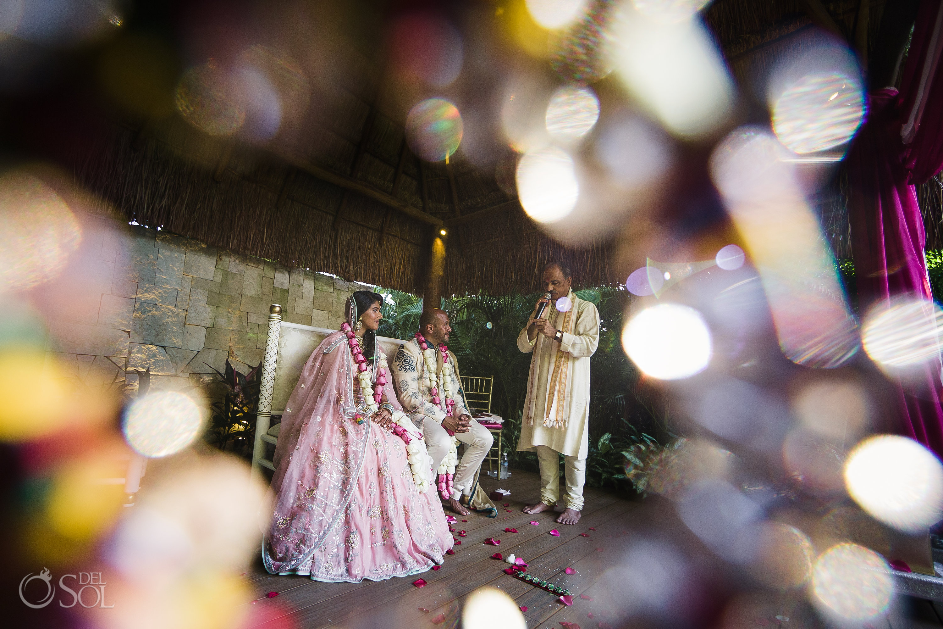 Indian wedding ceremony Dreams Tulum