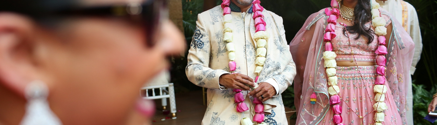 Dreams Tulum Indian wedding newly weds