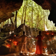 Elope In Mexico del sol photography cosmic ceremony in cenotes
