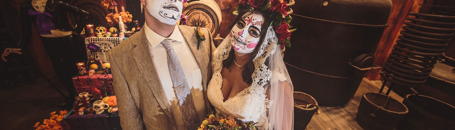Day of the Dead Wedding photo