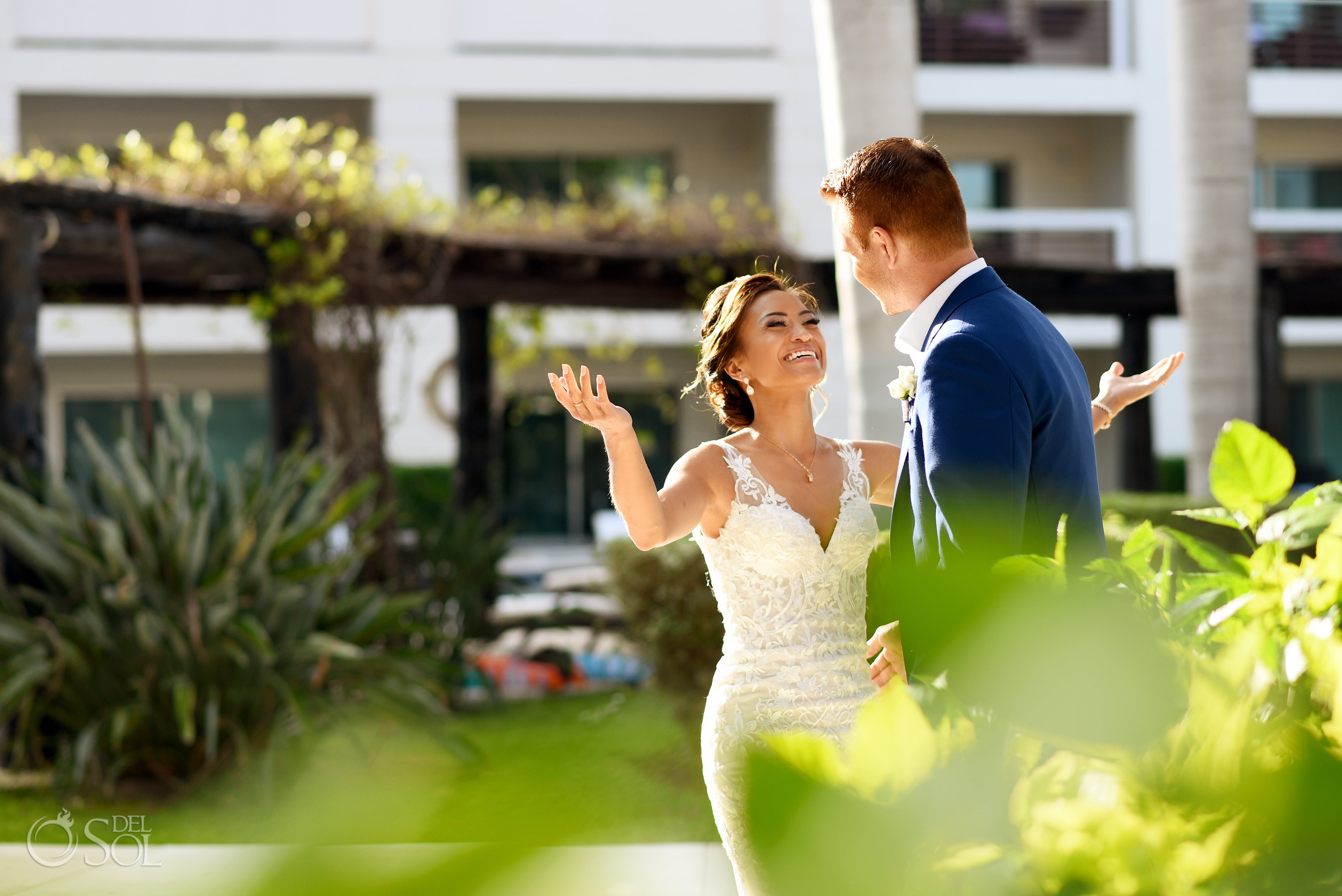 First Look Secrets Silversands Cancun Wedding Destination