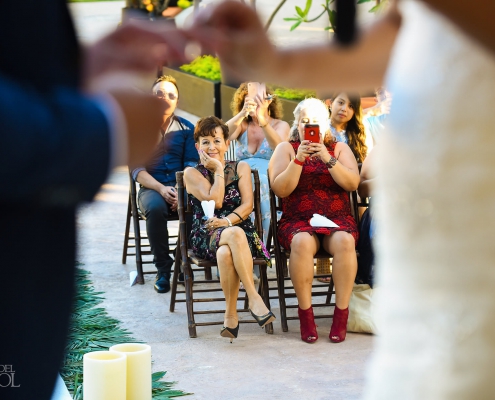 Dreams Riviera Cancun wedding ceremony guests reactions