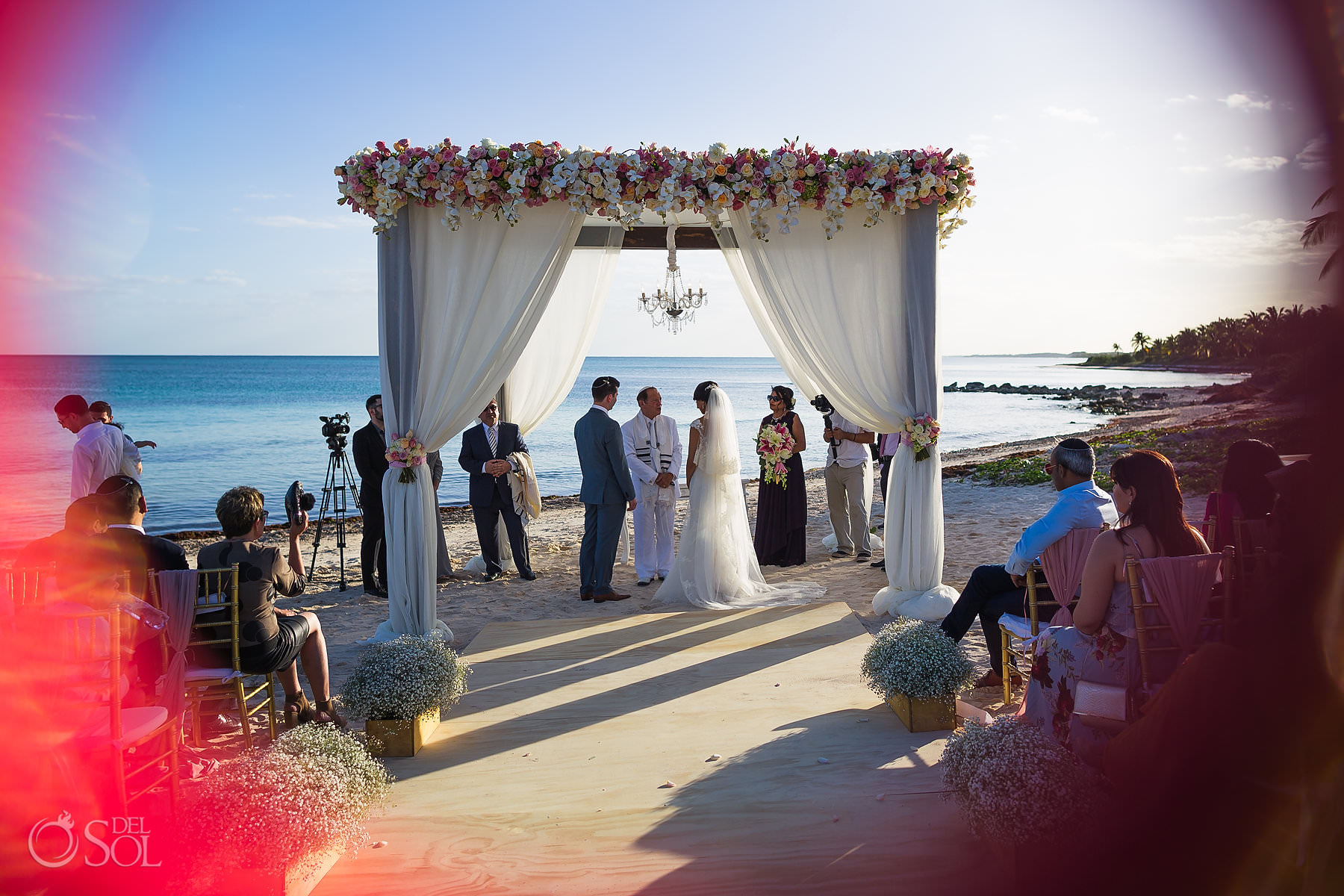 Dreams Tulum Jewish Wedding Eera And Joe Del Sol Photography