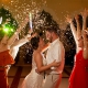 confetti just married dance riviera maya villa wedding