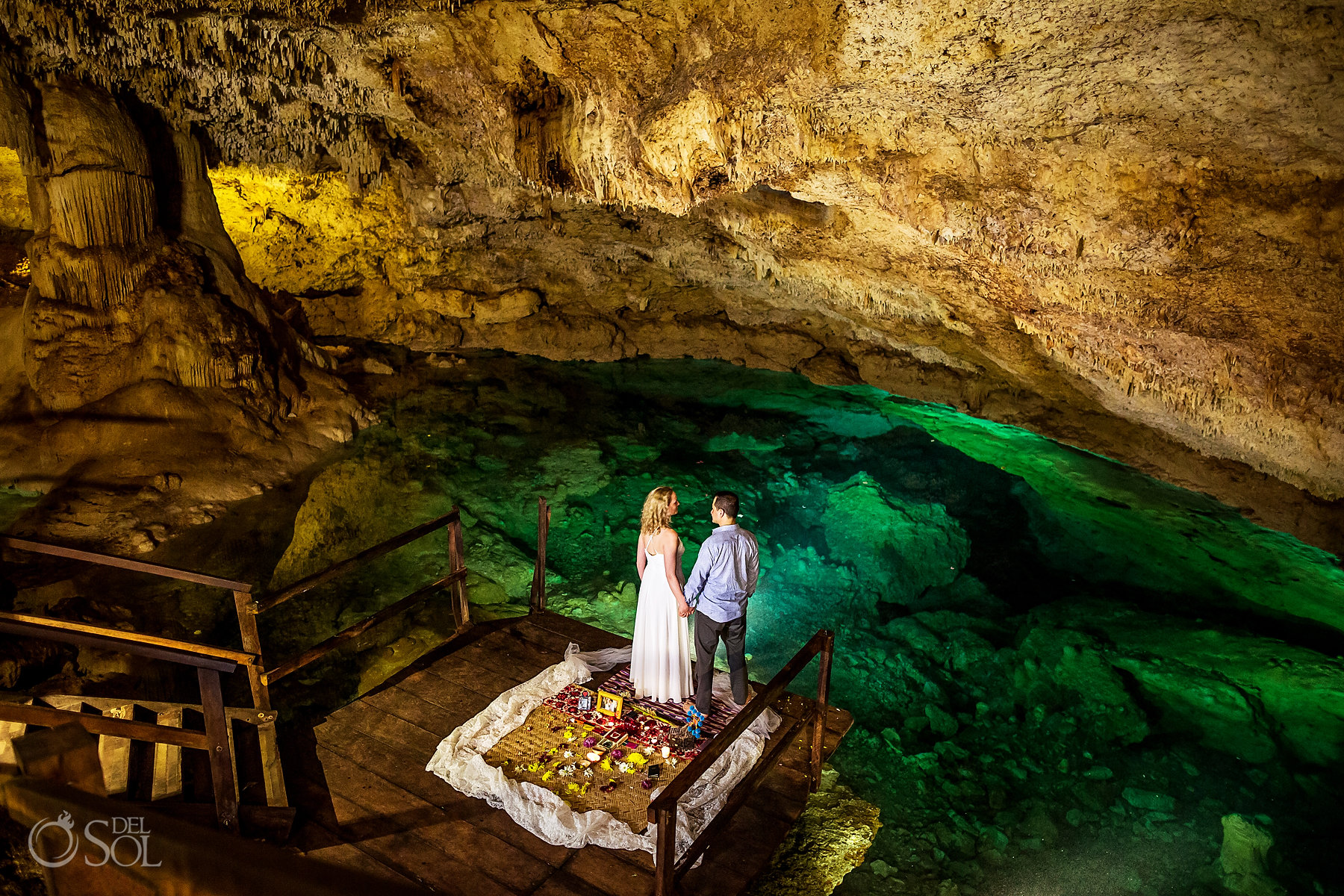 Cenote empowering ceremony birthday celebration Yucatan Mexico