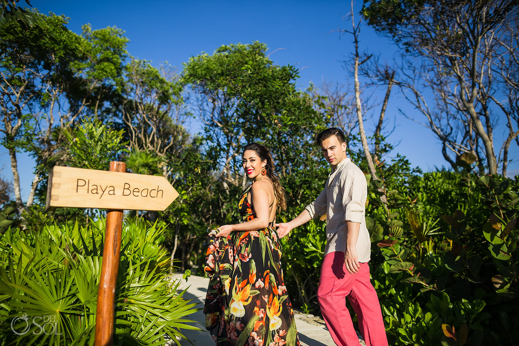 Save the date photography Hotel Xcaret Mexico