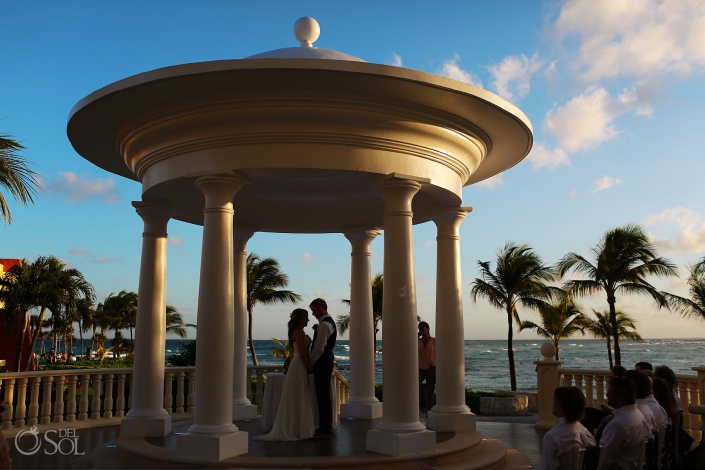 Barcelo Maya Palace Wedding Captain Morgan Grill reception Riviera Maya Mexico A+J Barcelo Maya Palace Gazebo Wedding ceremony
