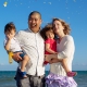 Playa del Carmen Family Vow Renewal Beach portraits