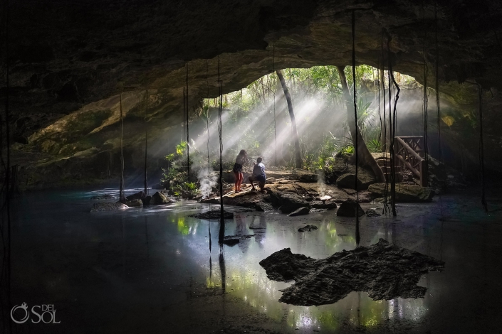 She said forever underground cave proposal Playa del Carmen S+S