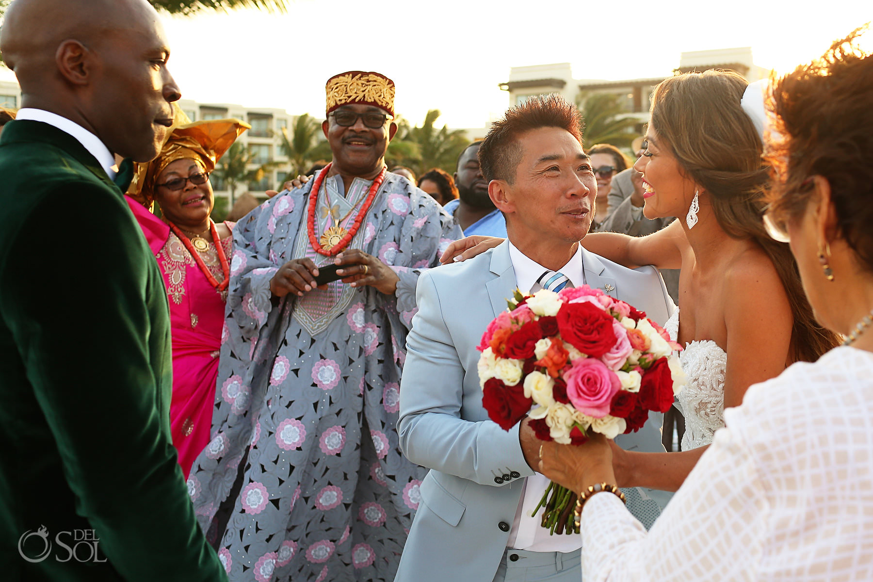 Multicultural wedding Dreams Riviera Cancun Mexico