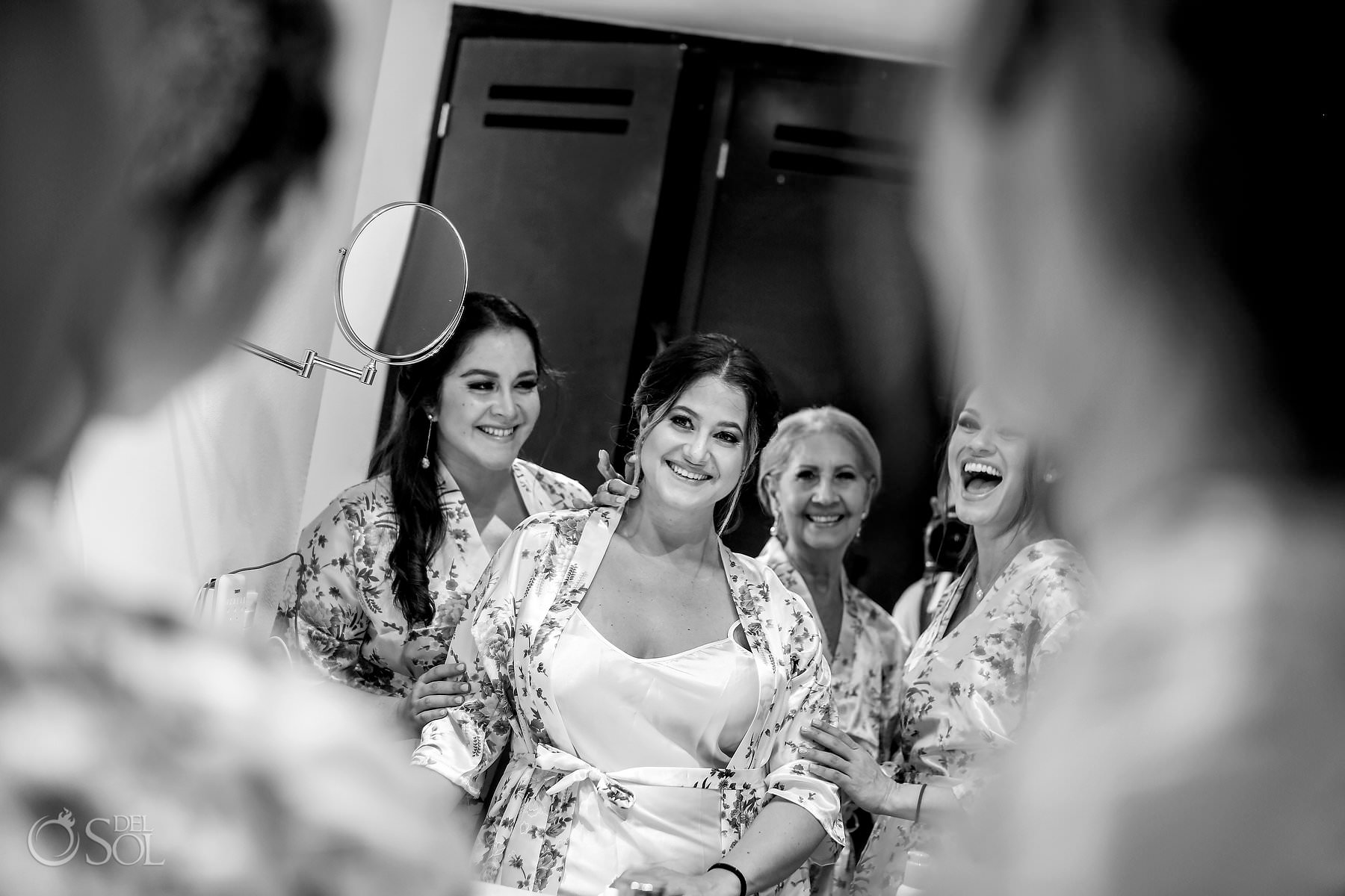 Bride getting ready Akumal Bay Beach and Wellness Resort Wedding