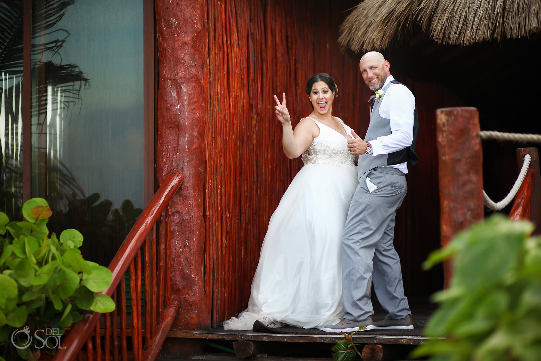 akumal bay beach and wellness resort wedding photos Tulum Mexico