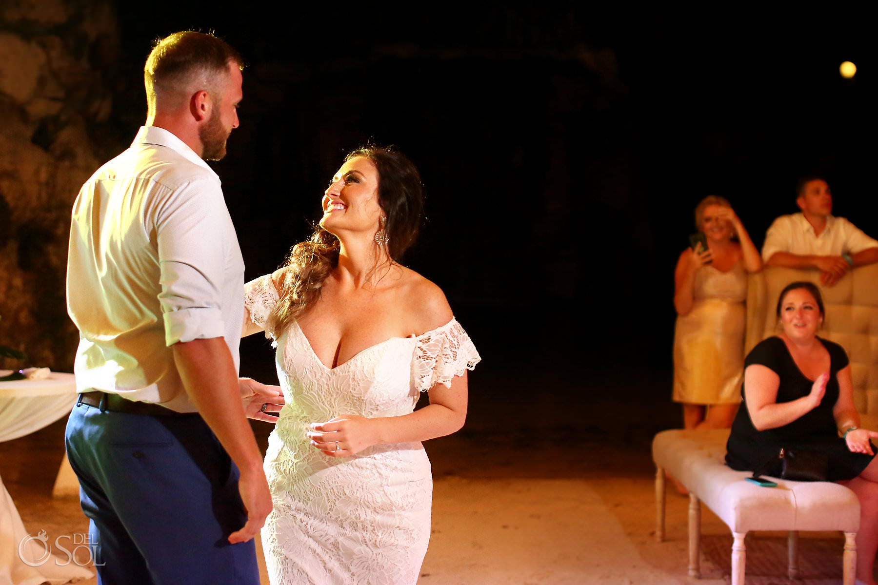 Hotel Xcaret Mexico Wedding reception Cuevitas Caleta 