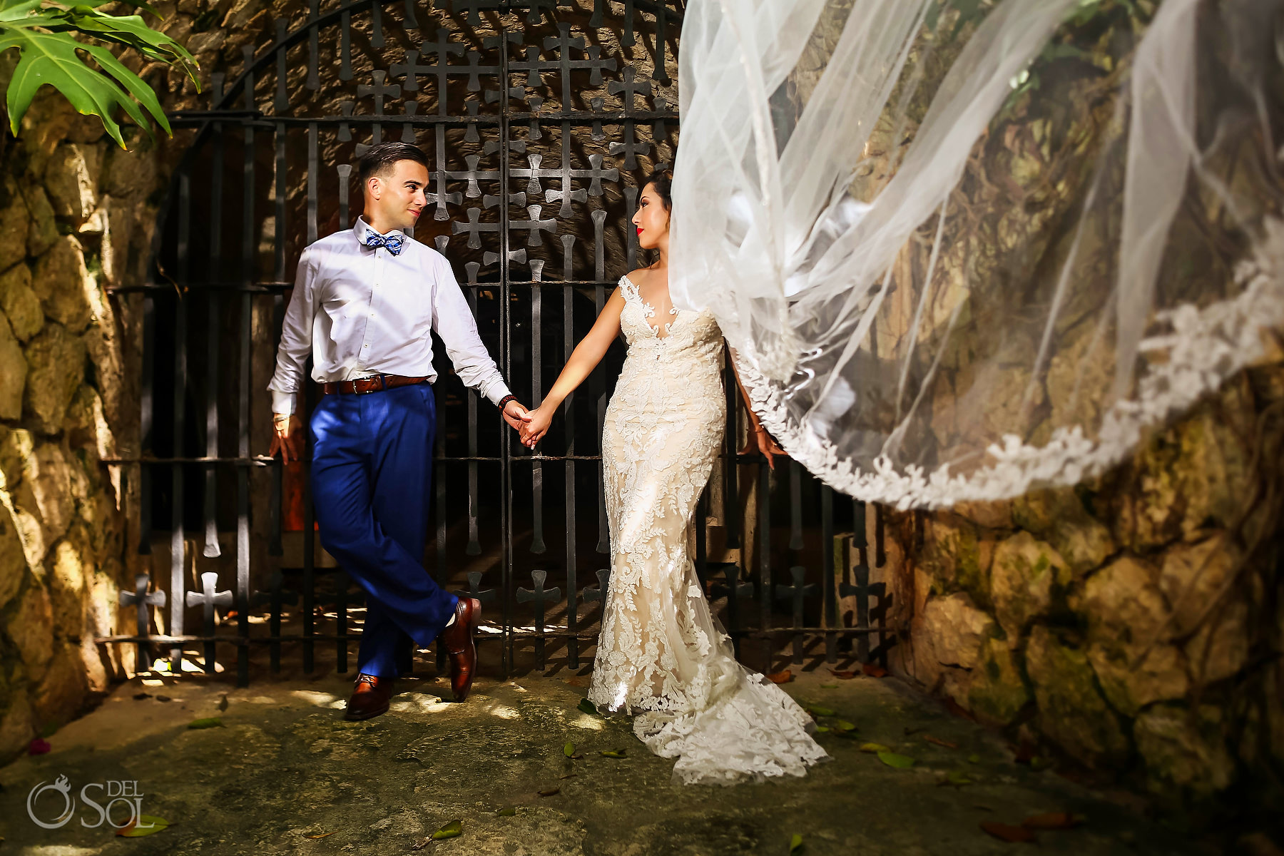 Bride and Groom photography Hotel Xcaret destination Wedding Riviera Maya Mexico