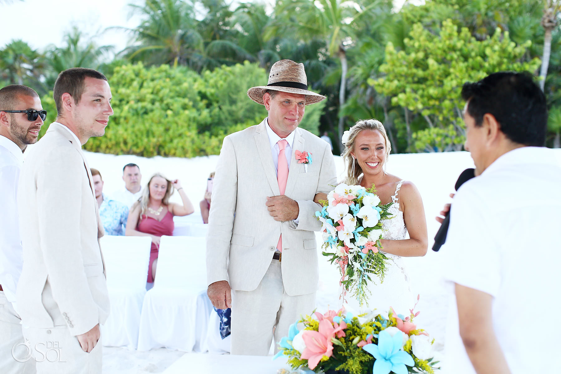 Secrets Maroma beach Wedding ceremony