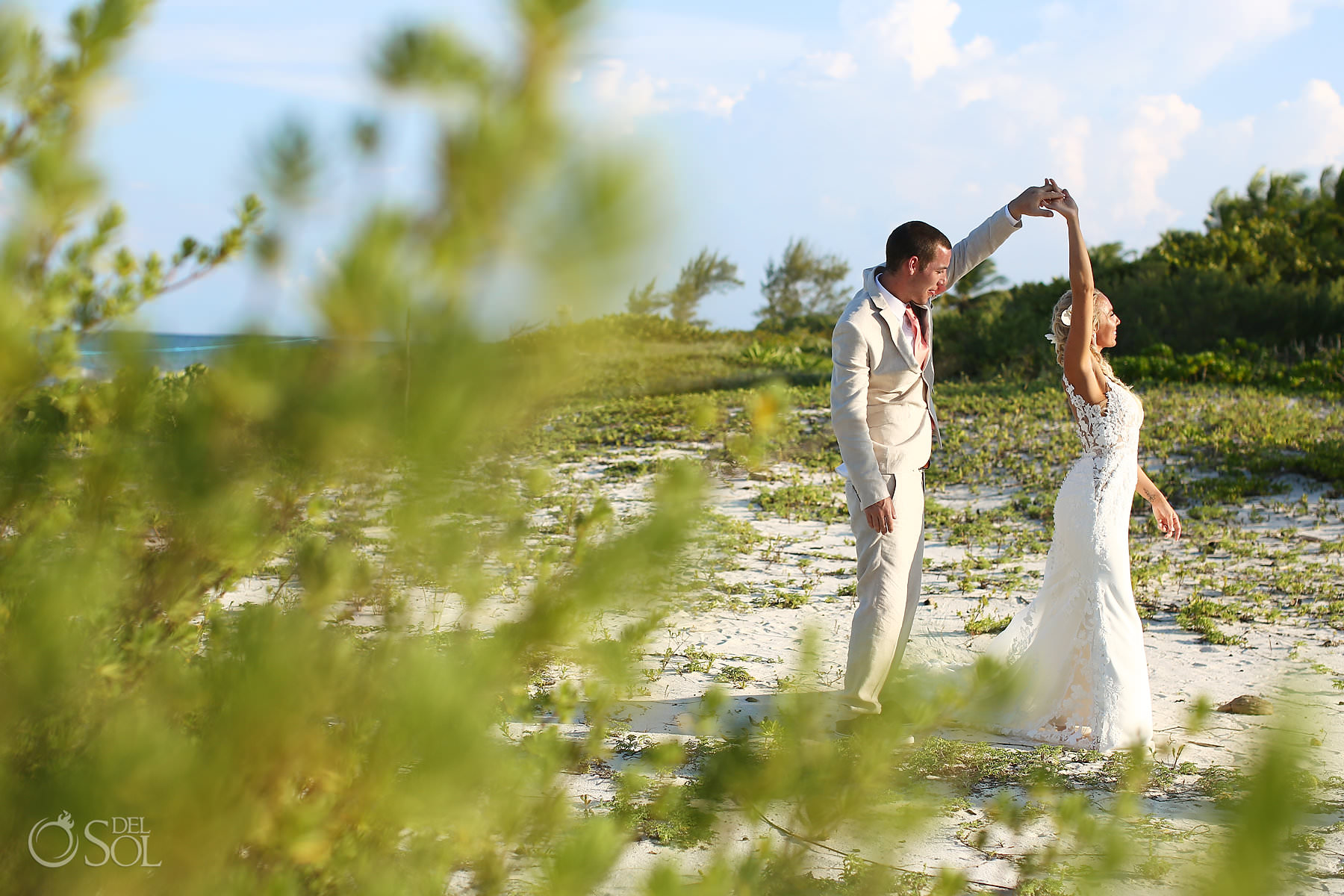 destination beach wedding photos