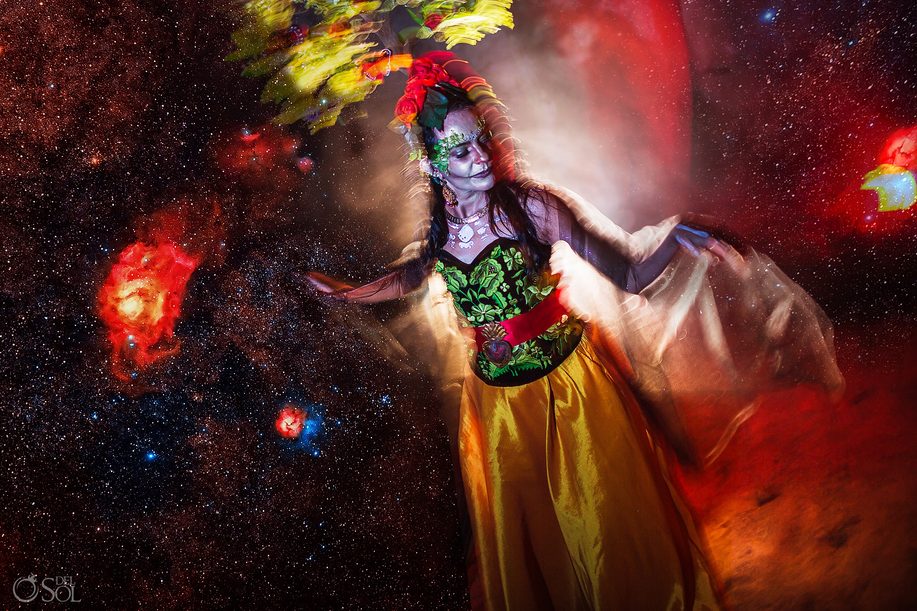 Catrina Sirena Day of the Dead Tribute to the Trees by Sol Tamargo Presented at Adobe Max 2019