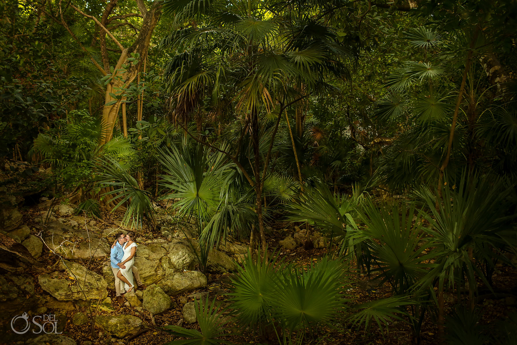 Engagement jungle Photography riviera maya 