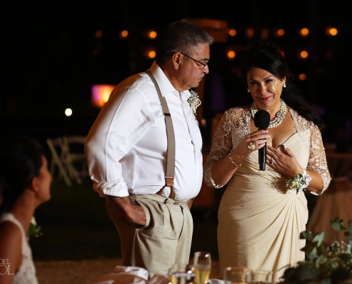 parents speeches Mexico Same Sex Wedding reception Secrets Maroma Beach Riviera Cancun