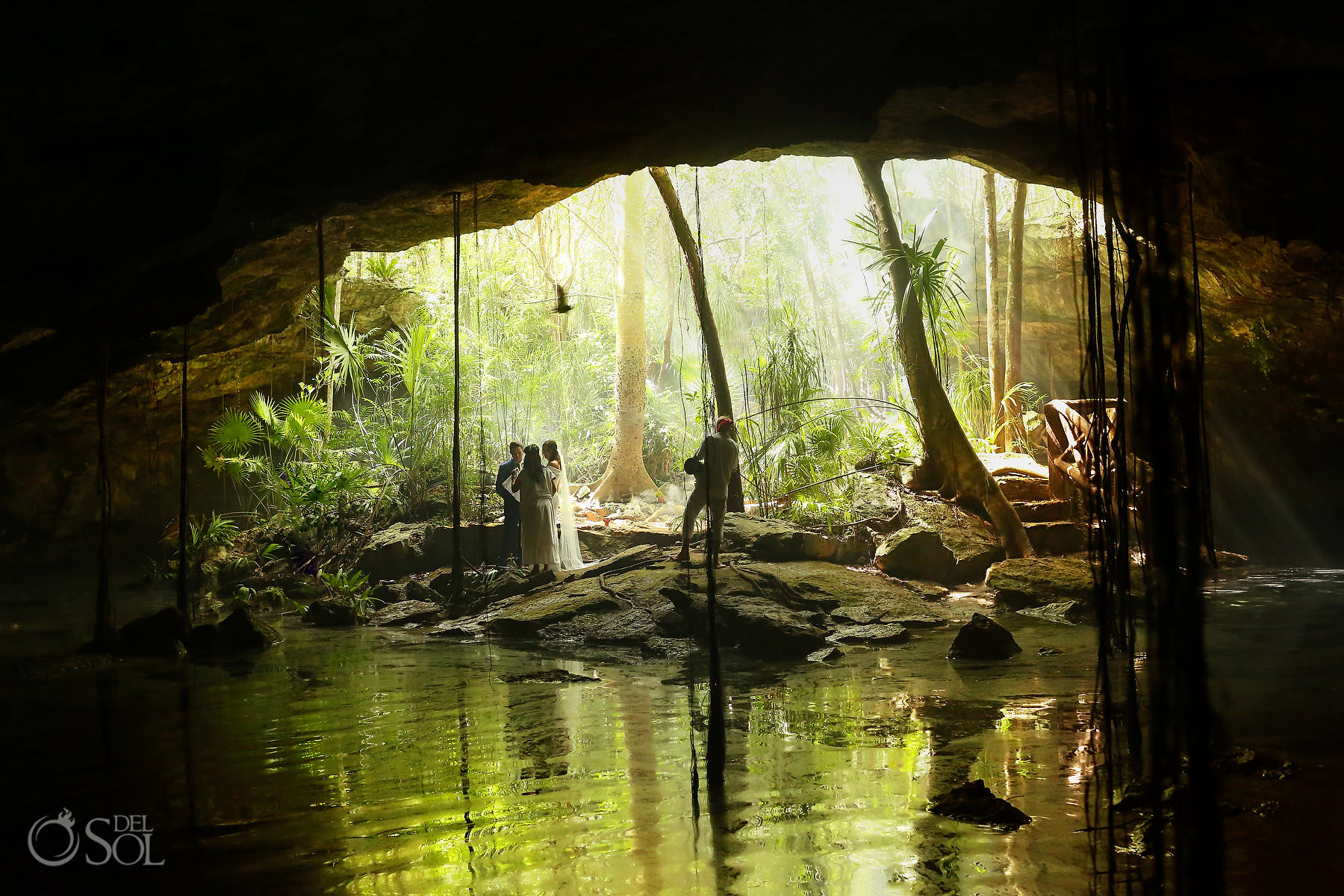 Mexican Cave Tulum Romantic Elopement