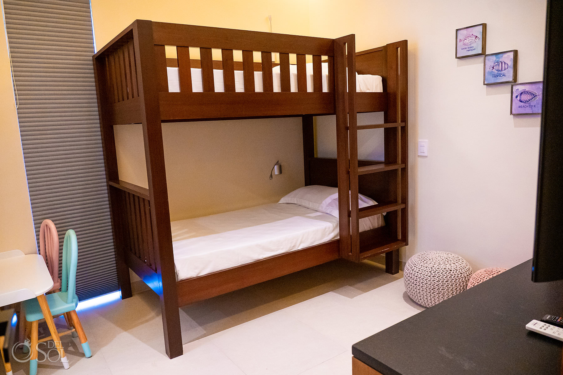 bunk beds Childrens room Palmaia House of Aia family friendly all-inclusive Playa del Carmen