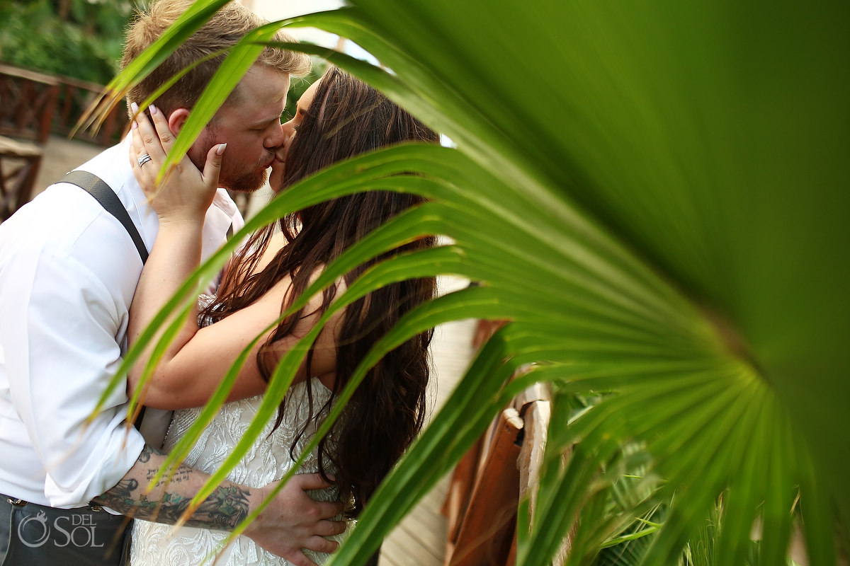 Wedding portraits Chef's Garden Dreams Riviera Cancun