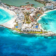 Aerial Photography Cancun Hotel Zone