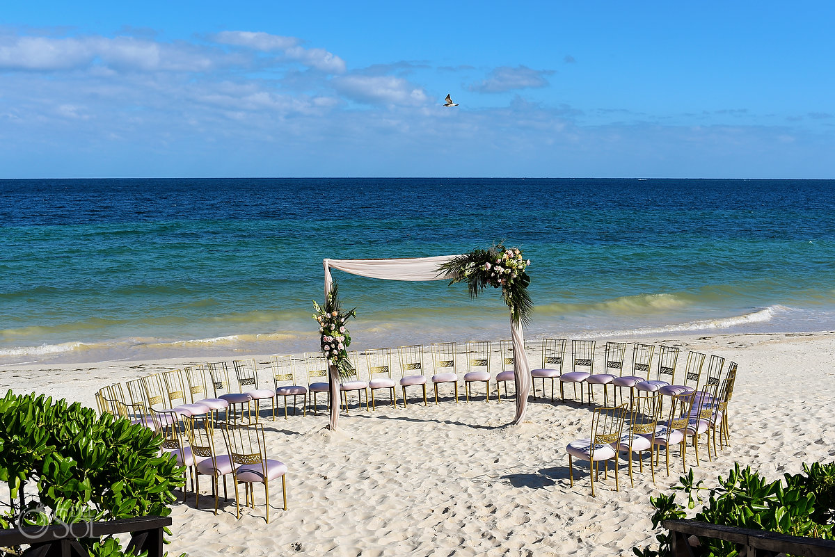 Circular guest seating Now Sapphire spiral wedding set up Tequila Beach