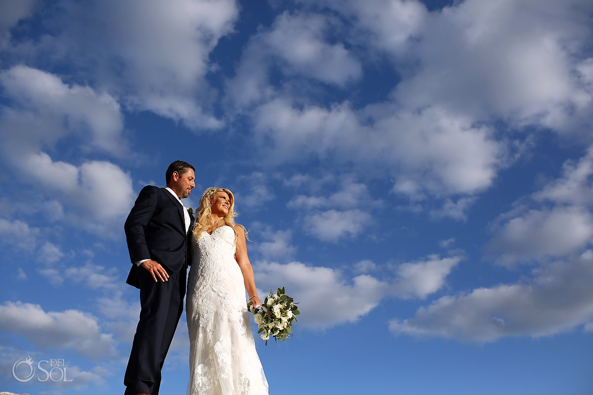 Hard Rock Catholic Wedding Riviera Maya San Charbel Chapel couples portrait session