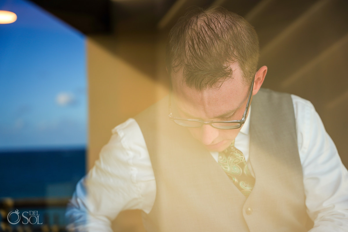 Dreams Riviera Cancun rooftop terrace wedding. Riviera Maya Mexico