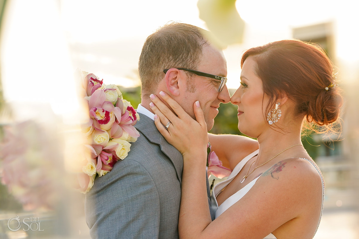 Dreams Riviera Cancun rooftop terrace wedding. Riviera Maya Mexico