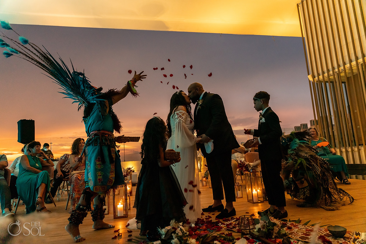 Dreams Vista Wedding Pre Hispanic ceremony