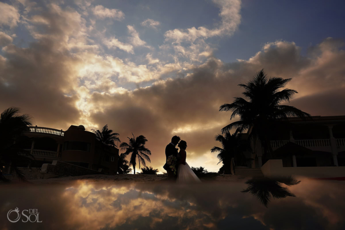 Tankah Tulum Micro Wedding Villa Escapar Sunset portrait photography