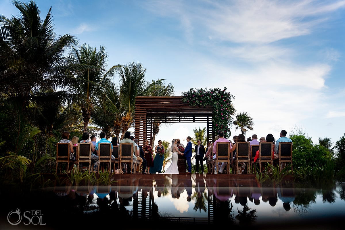 Unico Riviera Maya Wedding Photography gazebo ceremony