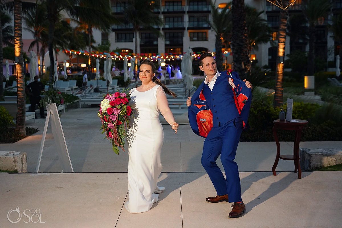 Unico Riviera Maya Wedding Reception entrance Costerra Terrace