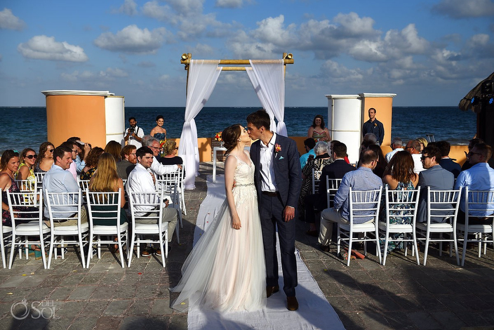 Dreams Sapphire Beach terrace wedding ceremony