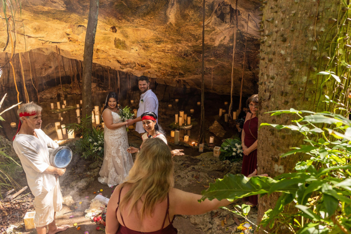 Spiritual Riviera Maya Cenote Wedding