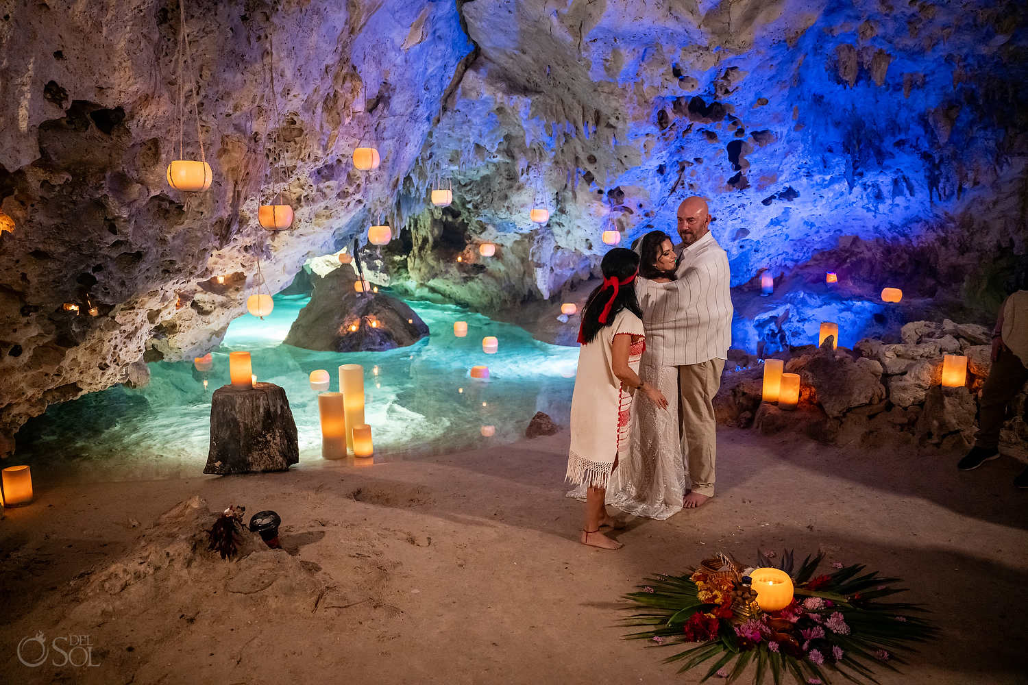 micro Cenote wedding ceremony 