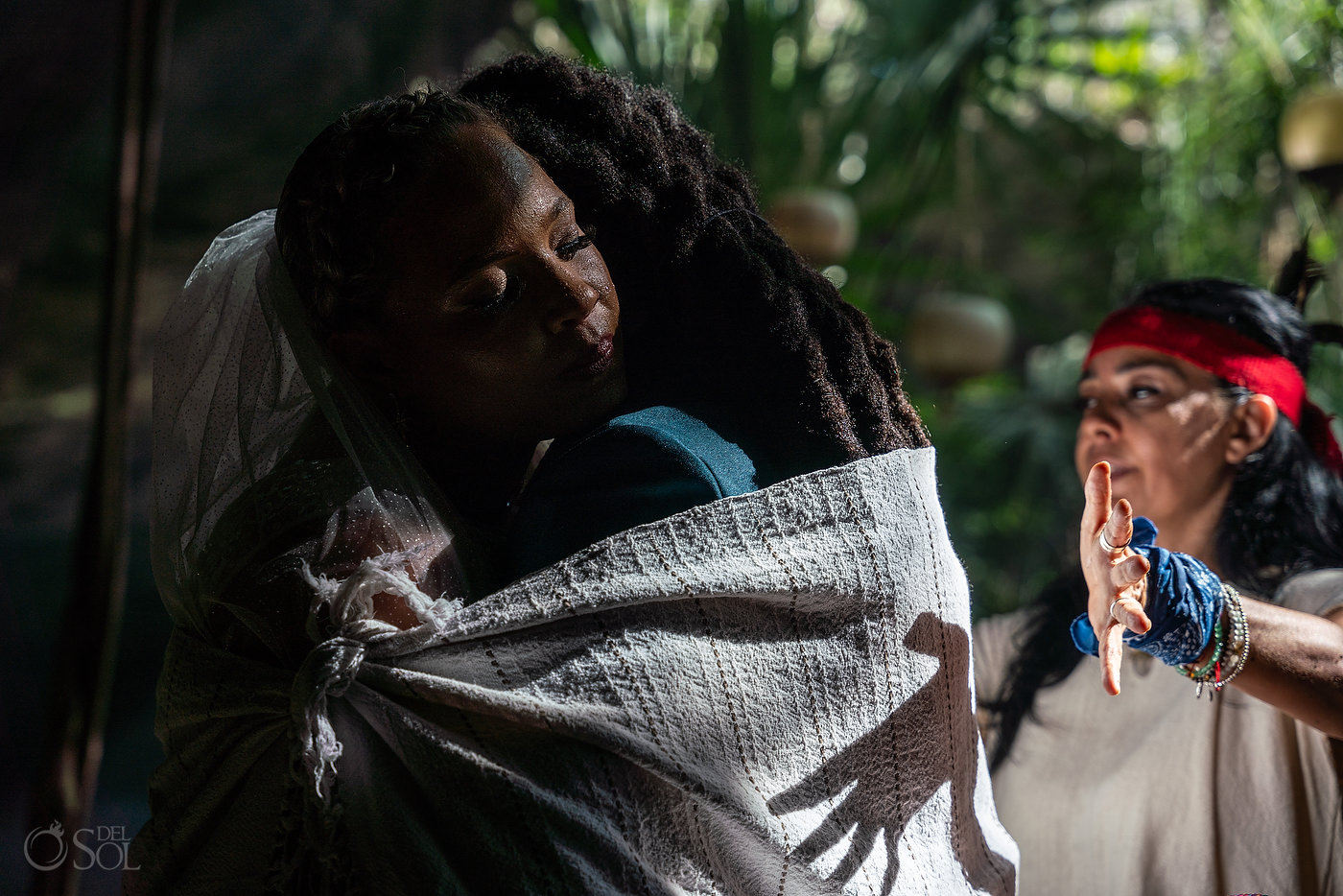 Mayan wedding cenote ceremony Del Sol Photography