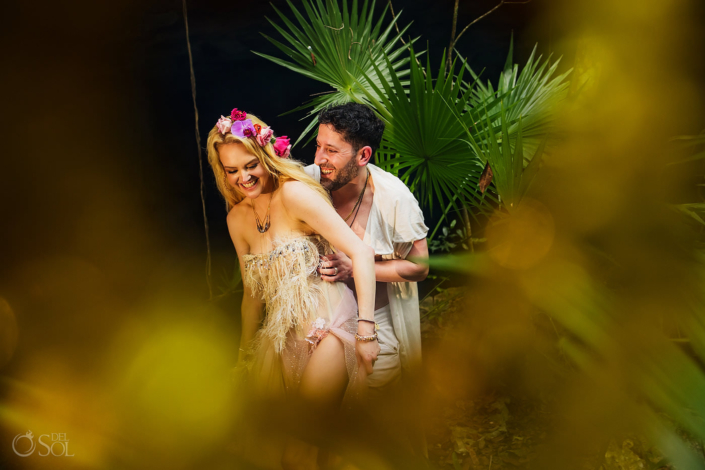 candid elopement photography experience Tulum Mexico