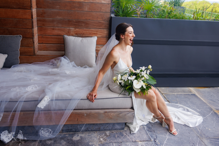 bride getting ready Secrets Moxche Wedding