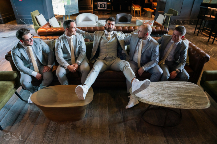 groomsmen team Secrets Moxche Wedding