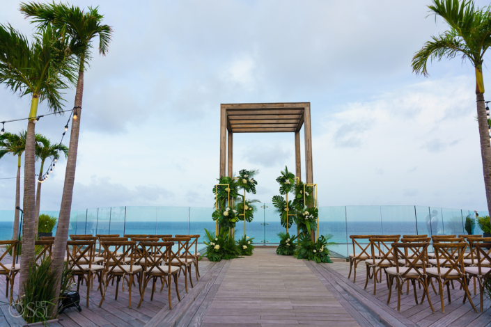 gazebo sky deck Secrets Moxche Wedding