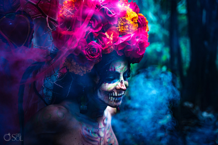 dramatic day of the dead fine art photography