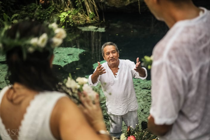 Riviera Maya Cenote Ceremony Mayan Shaman