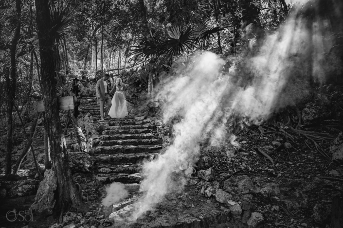 Destination Romantic Tulum cenote vow renewal ceremony in Mexico